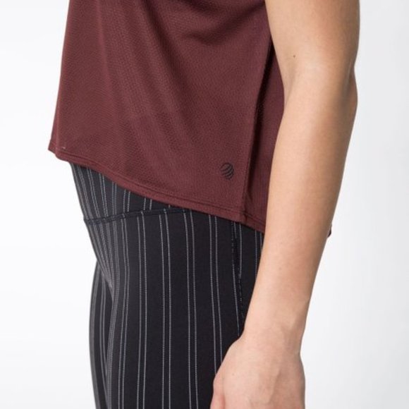 Mesh MPG AURA 2.0 OVERSIZED STUDIO TOP NWT Mahogany Large - Picture 4 of 5